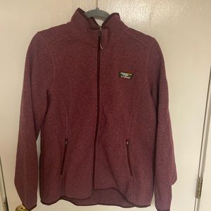 L.L.Bean zip up fleece jacket